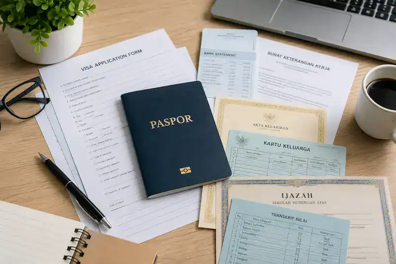 Dokumen pengajuan visa
